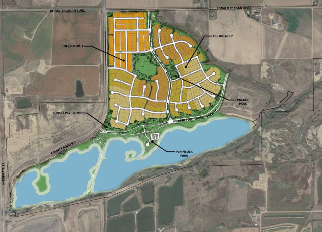 Barefoot Lakes Colorado Site Plan